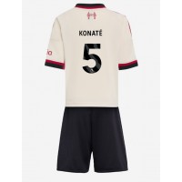 Liverpool Ibrahima Konate #5 Replika babykläder Bortaställ Barn 2025-26 Kortärmad (+ korta byxor)
